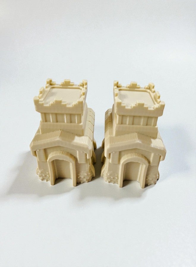 Sentosa Fantasy COC Town Hall Fortress Miniature Model - Collectible Desktop Showpiece for Strategy Game Fans, Tabletop Display, Diorama Craft, Geek Desk Decor, Gift for Gamers - Image 5